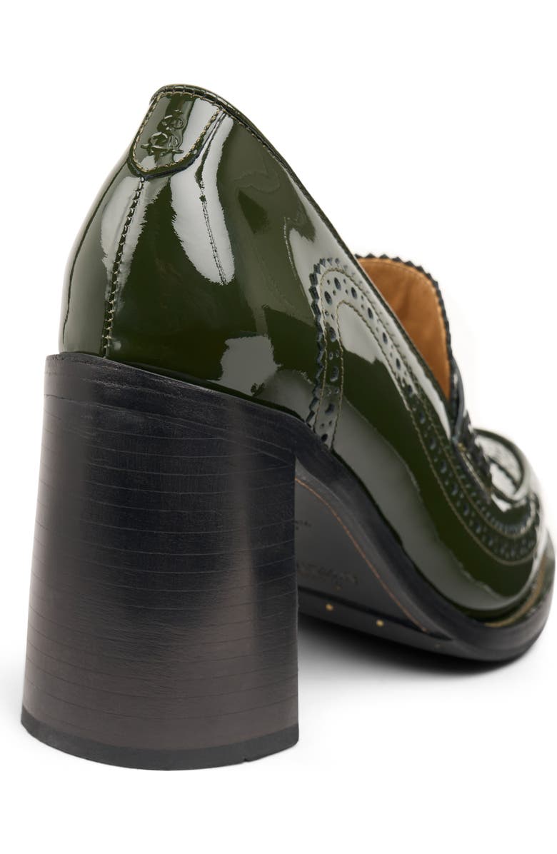 The Office of Angela Scott Mrs. Sophia Wingtip Penny Loafer Pump, Alternate, color,