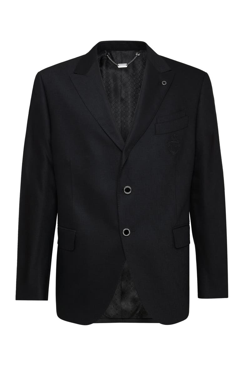 Blazer Crest Men, Main, color, black