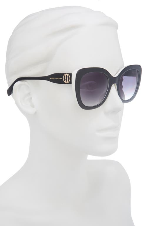 Marc Jacobs 53mm Cat Eye Sunglasses In Black