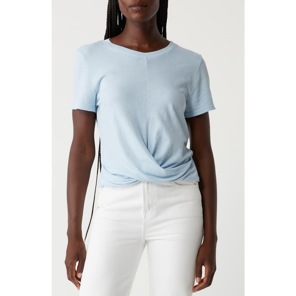 Michael Stars Hollis Criss Cross T-shirt In Fountain