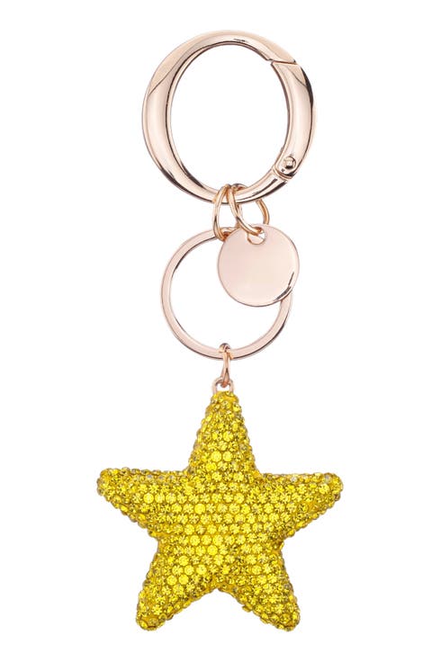 Crystal Embellished Star Bag Charm
