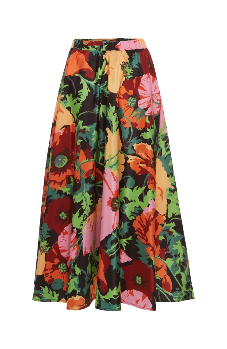 La DoubleJ Drawstring Skirt Wonderland Black, Alternate, color,