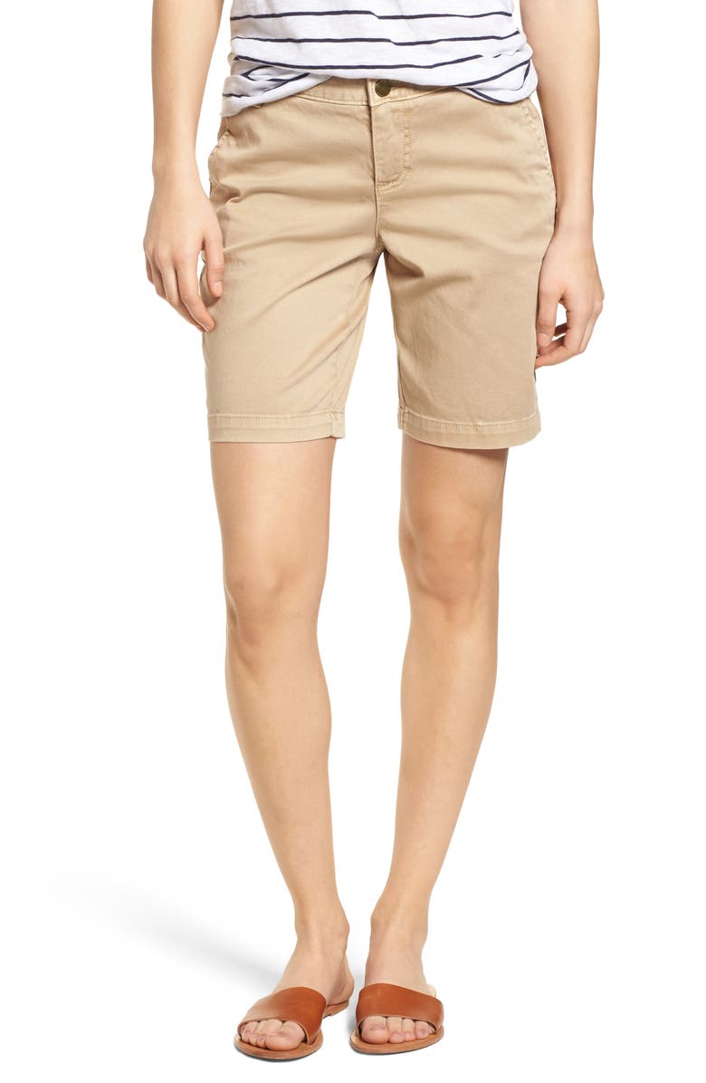 Caslon<sup>®</sup> Twill Shorts, Main, color, 