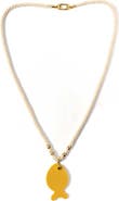 By Lilla Rope Fish Necklace