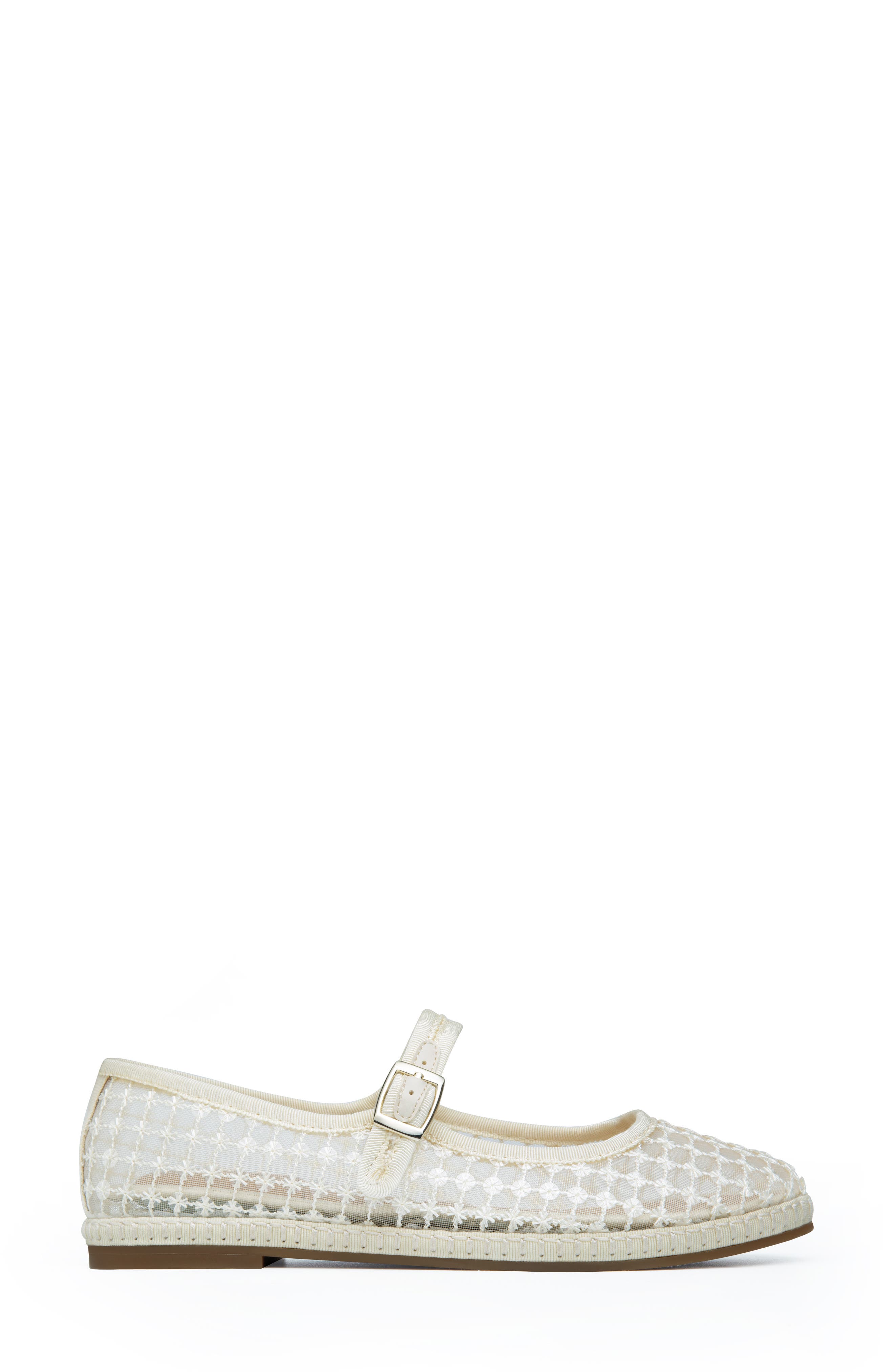 Gracie Mary Jane Flat, Alternate, color, BONE