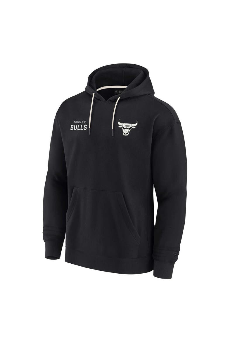 Unisex Fanatics Black Chicago Bulls Elements Super Soft Fleece Pullover Hoodie, Alternate, color, Black