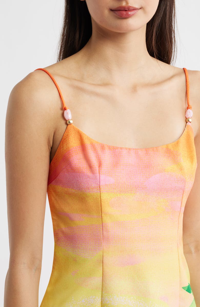 Kulani Kinis Summer Minidress, Alternate, color, Bahama Breeze