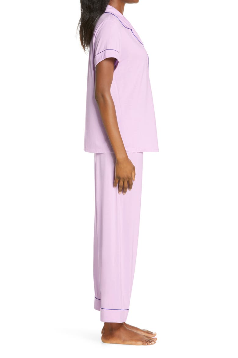 Moonlight Crop Pajamas, Alternate, color, PURPLE BLOOM