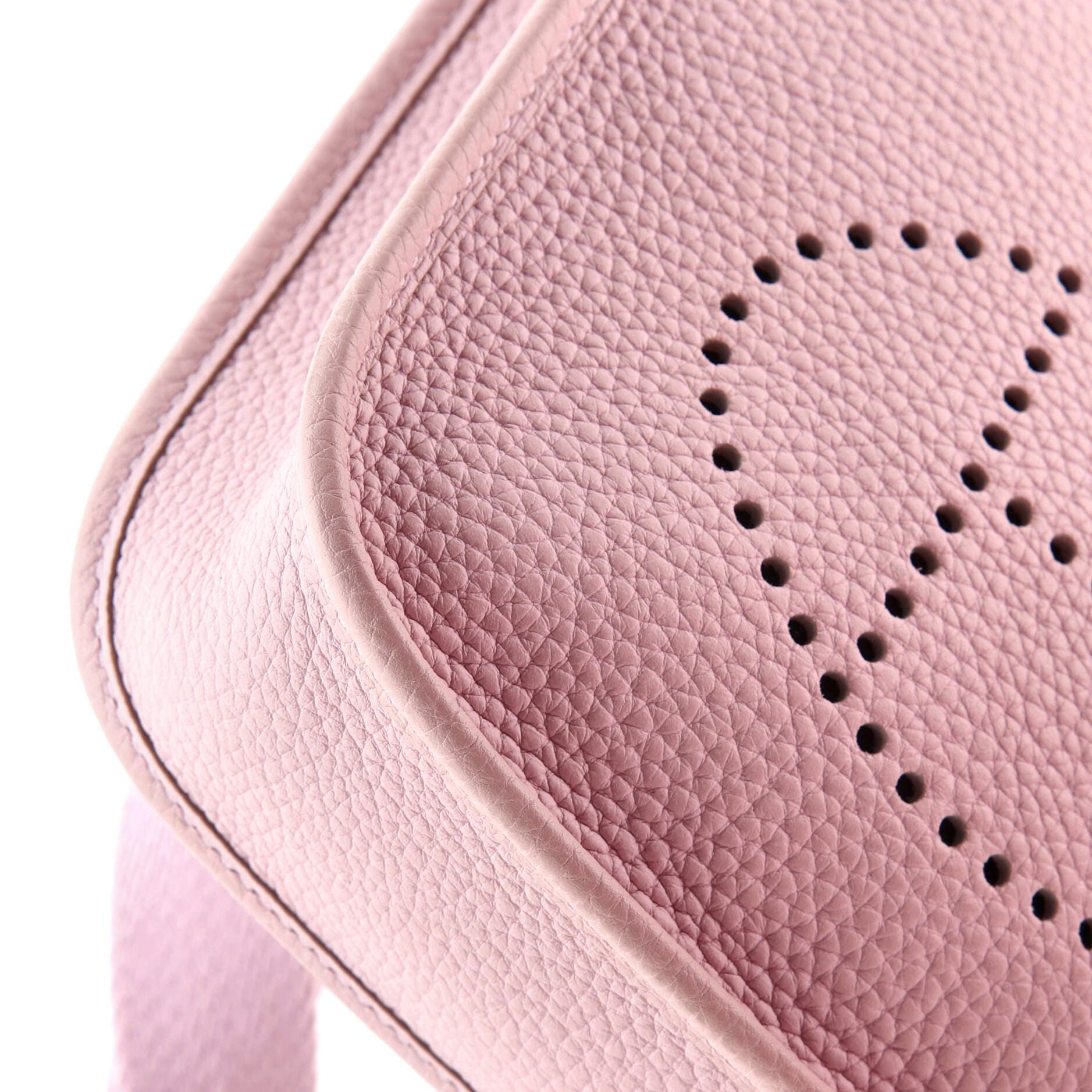 Pre-Owned Hermes Evelyne Bag Gen III Clemence TPM, Alternate, color, Mauve Pale