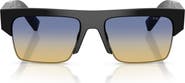 Prada 55mm Rectangular Sunglasses