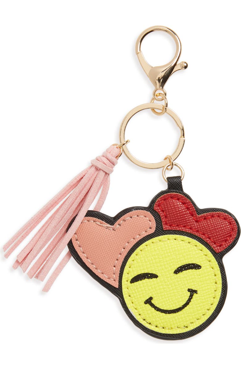 Cara In Love Emoji Key Chain, Main, color,