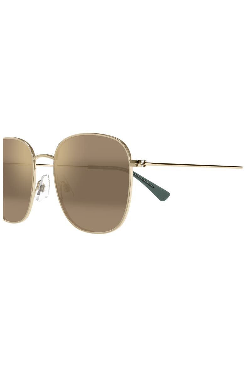 Olali AF 55mm Polarized Square Sunglasses, Alternate, color, GOLD/ BRONZE