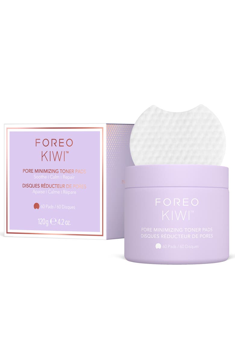 FOREO KIWI Pore Minimizing Toner Pads 60 pc, Alternate, color, NO COLOR
