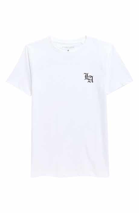 DENIM AND FLOWER Kids' Puff Print LA Graphic T-Shirt