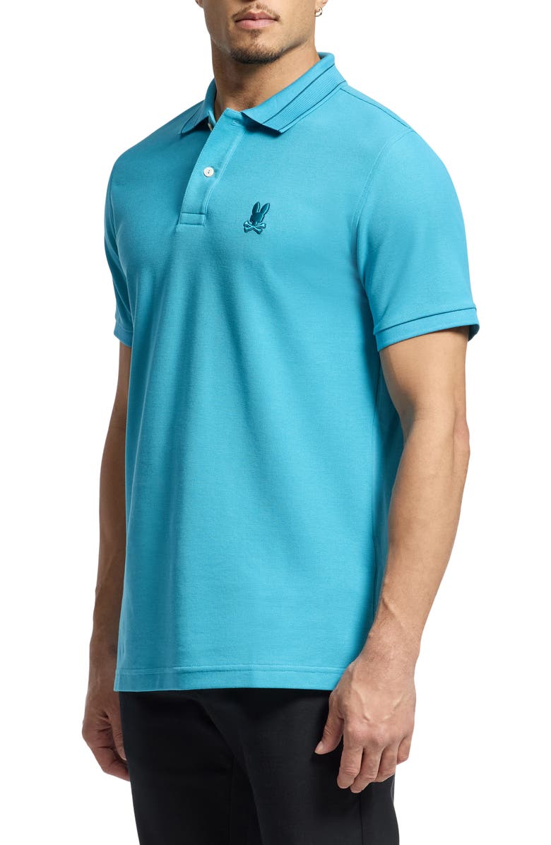 Psycho Bunny Ivins Solid Pima Cotton Piqué Polo, Alternate, color, 