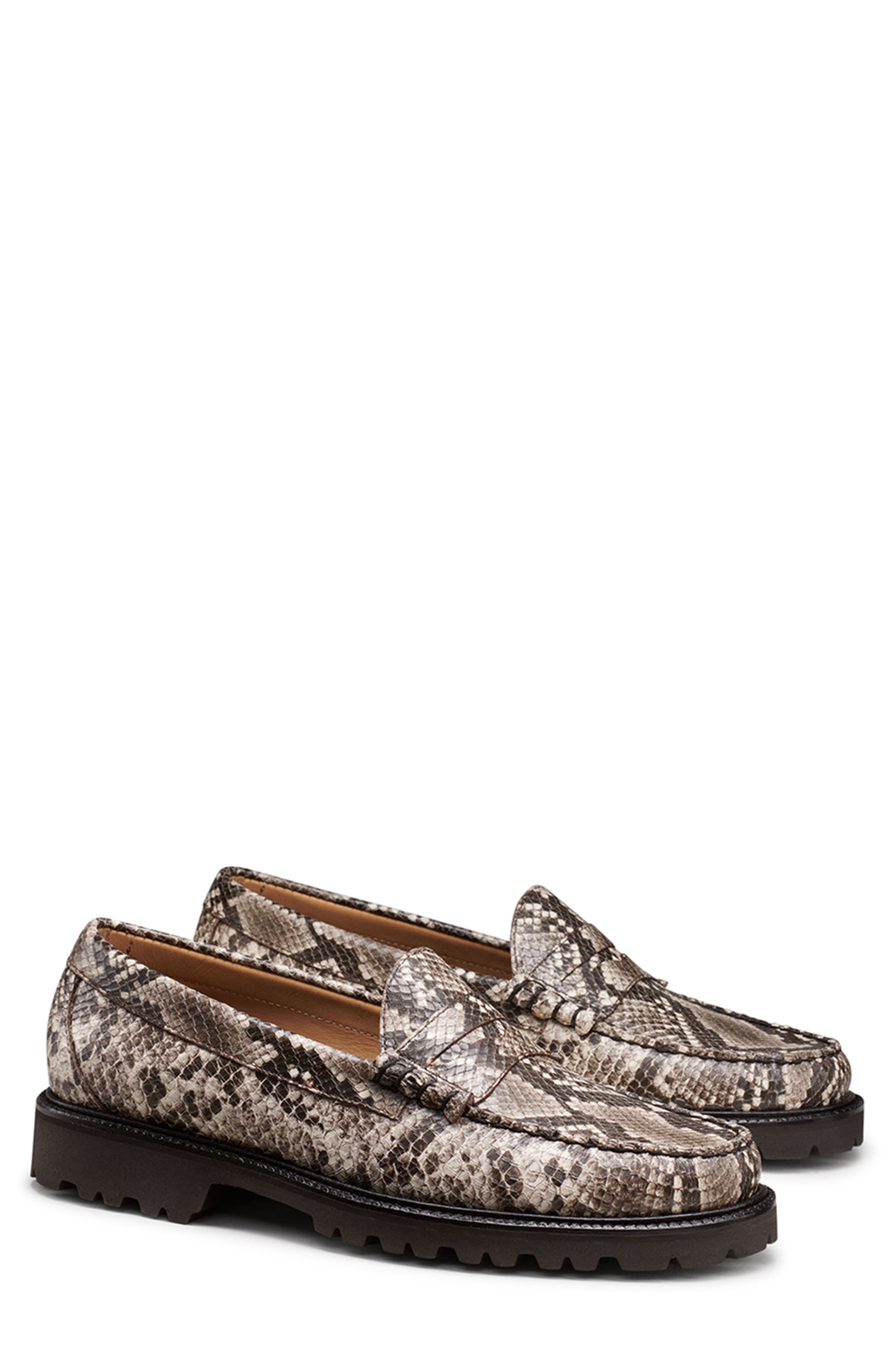 Larson Snakeskin Embossed Penny Loafer (Men) | Nordstrom