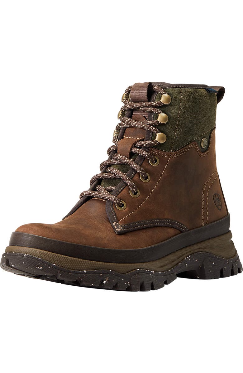 Ariat Moresby Waterproof Work Boot, Alternate, color, Brown