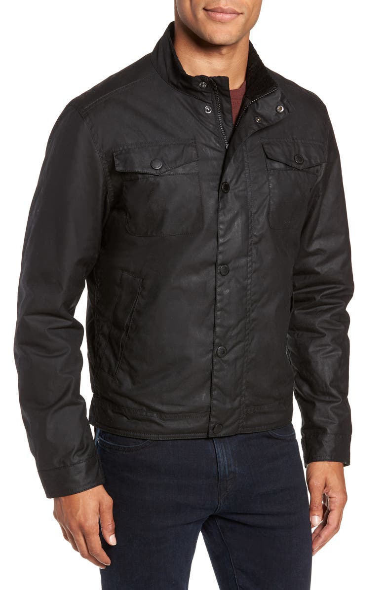 Barbour International Hatch Waxed Jacket, Alternate, color, 