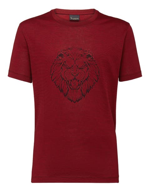 T-Shirt Round Neck Lion Men