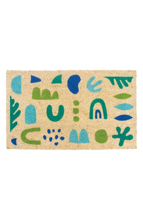 Sea Glass Coir Doormat