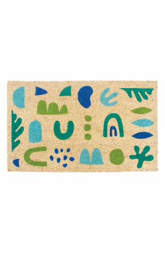 ENTRYWAYS Sea Glass Coir Doormat