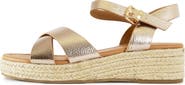 V.GAN LONDON Pekoe Espadrille Ankle Strap Sandals