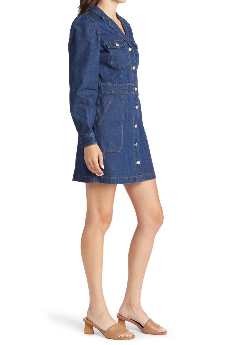 Rails Lisette Long Sleeve Denim Shirtdress, Alternate, color, 