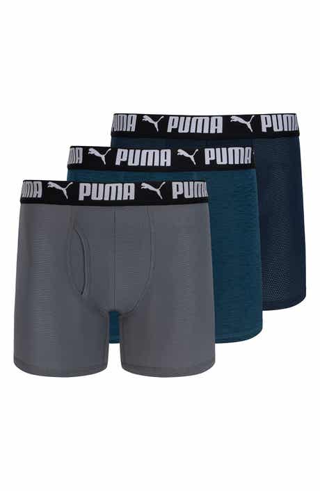 PUMA 3-Pack Mesh Boxer Briefs