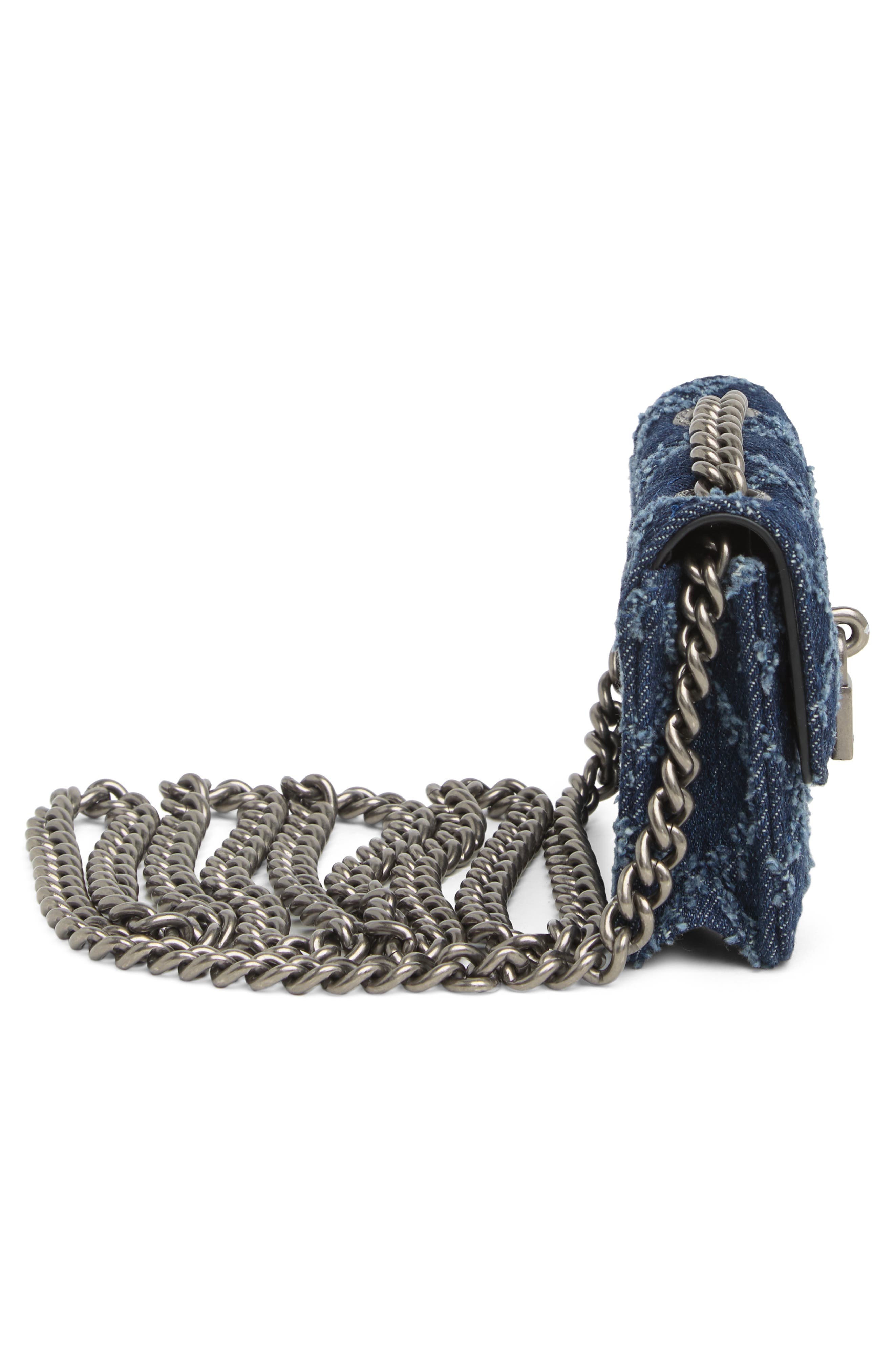 Kurt Geiger London Brixton Lock Micro Shoulder Bag, Alternate, color, Navy