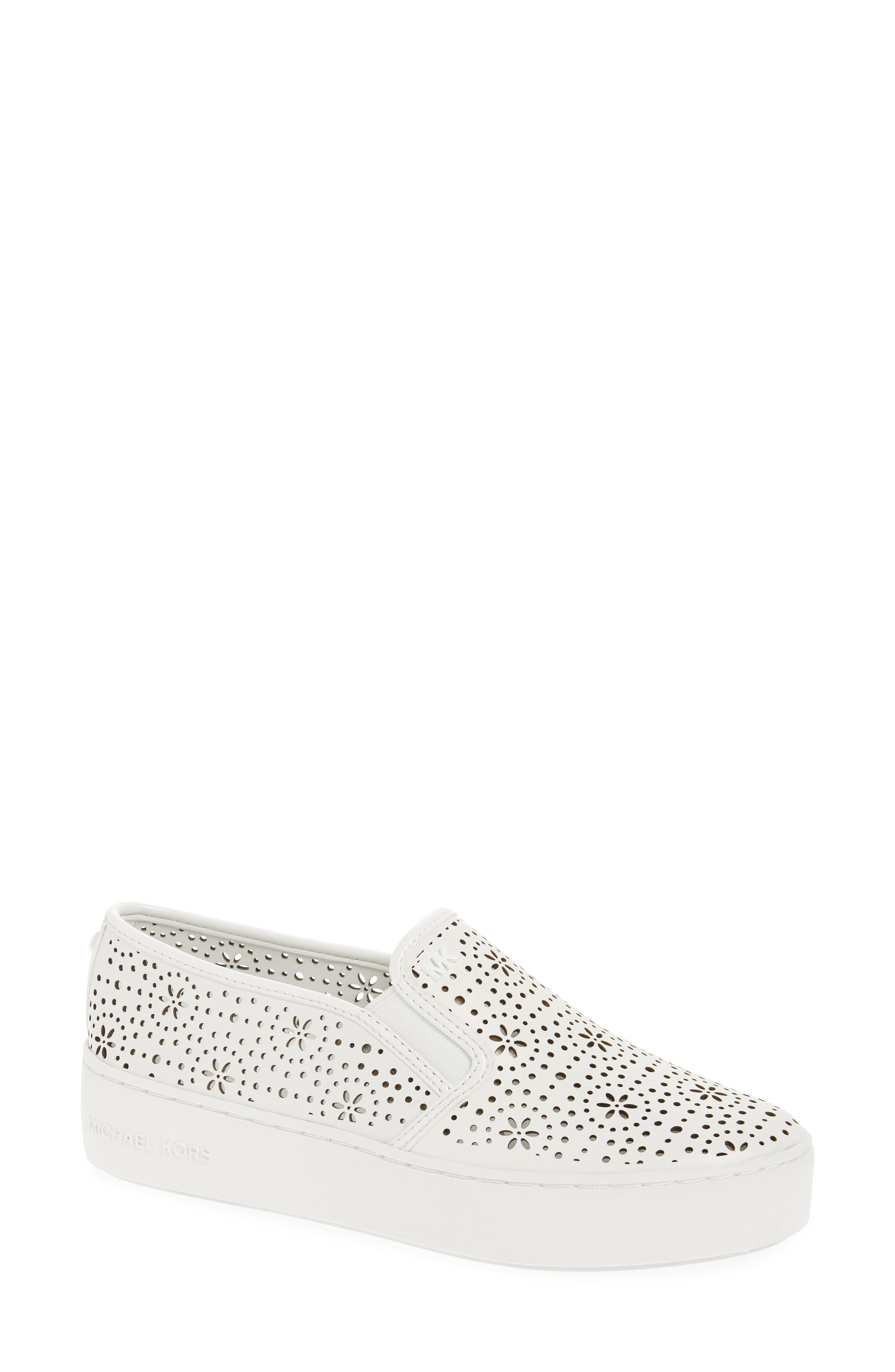 Trent Slip-On Sneaker, Main, color, OPTIC WHITE