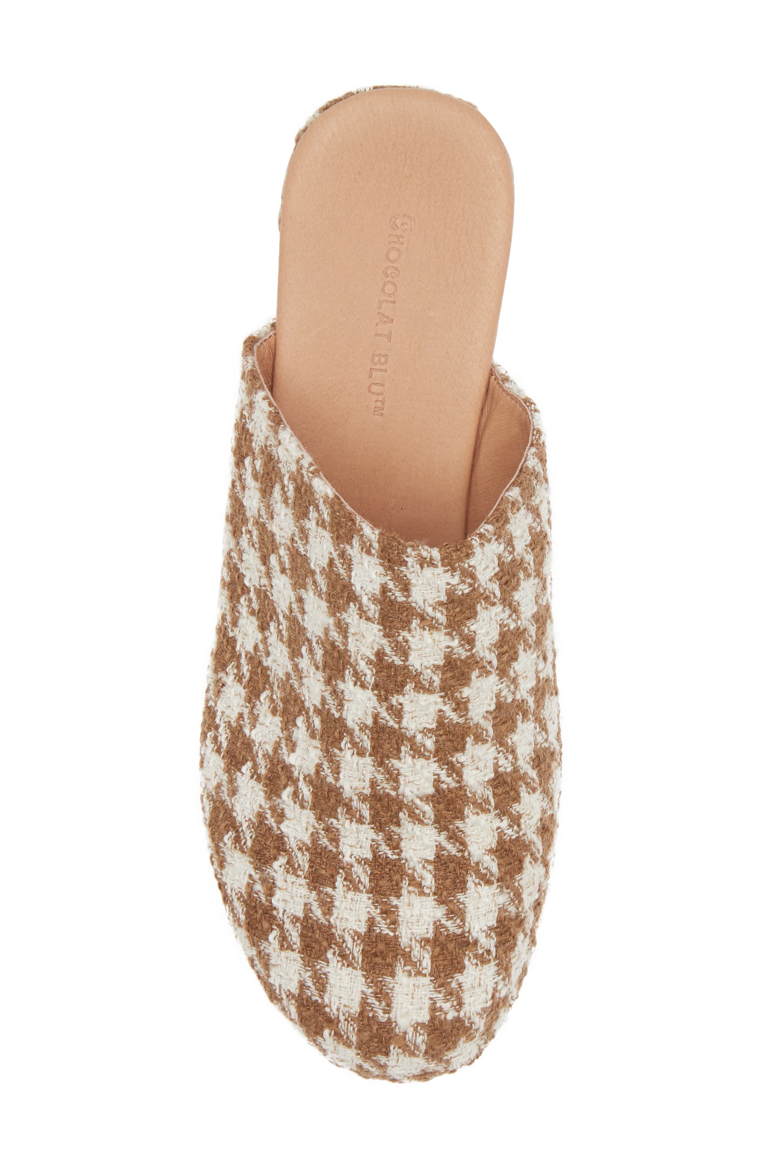 Chocolat Blu Gertie Platform Clog, Alternate, color, Brown-Cream Tweed