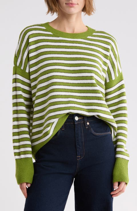 Stripe Crewneck Sweater