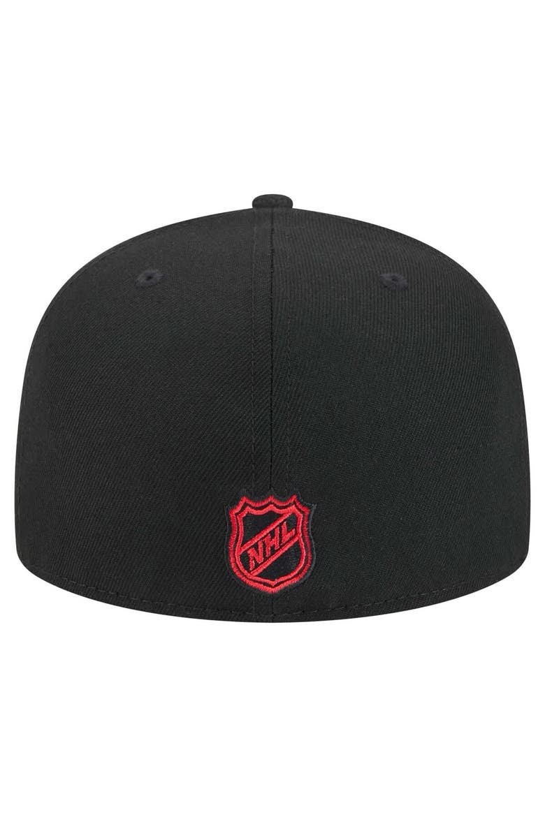 Men's New Era Black Ottawa Senators Core 59FIFTY Fitted Hat, Alternate, color, Black