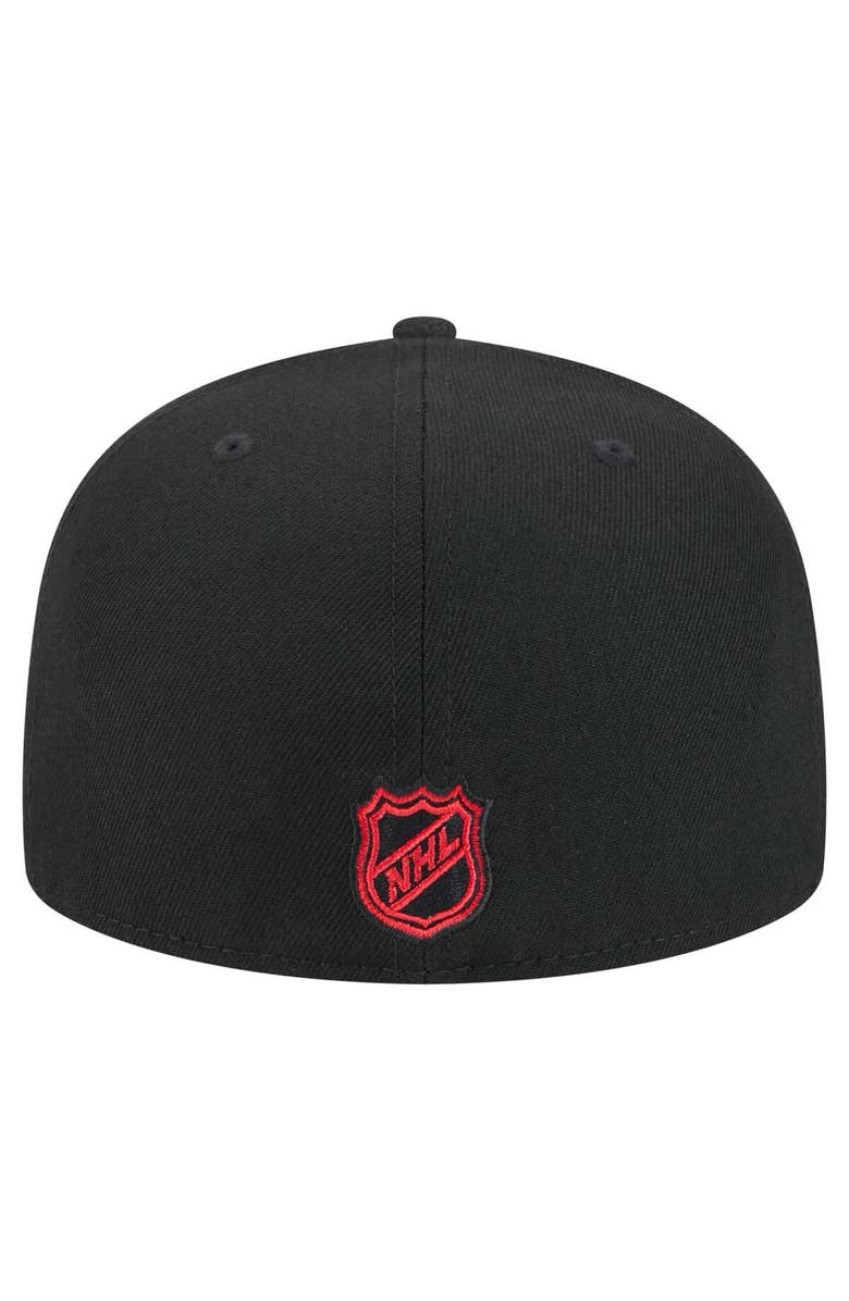 New Era Men's New Era Black Ottawa Senators Core 59FIFTY Fitted Hat, Alternate, color, Black