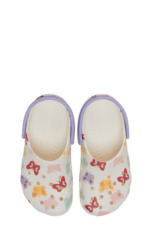 CROCS CROCS KIDS' BUTTERFLY CLASSIC CLOG 