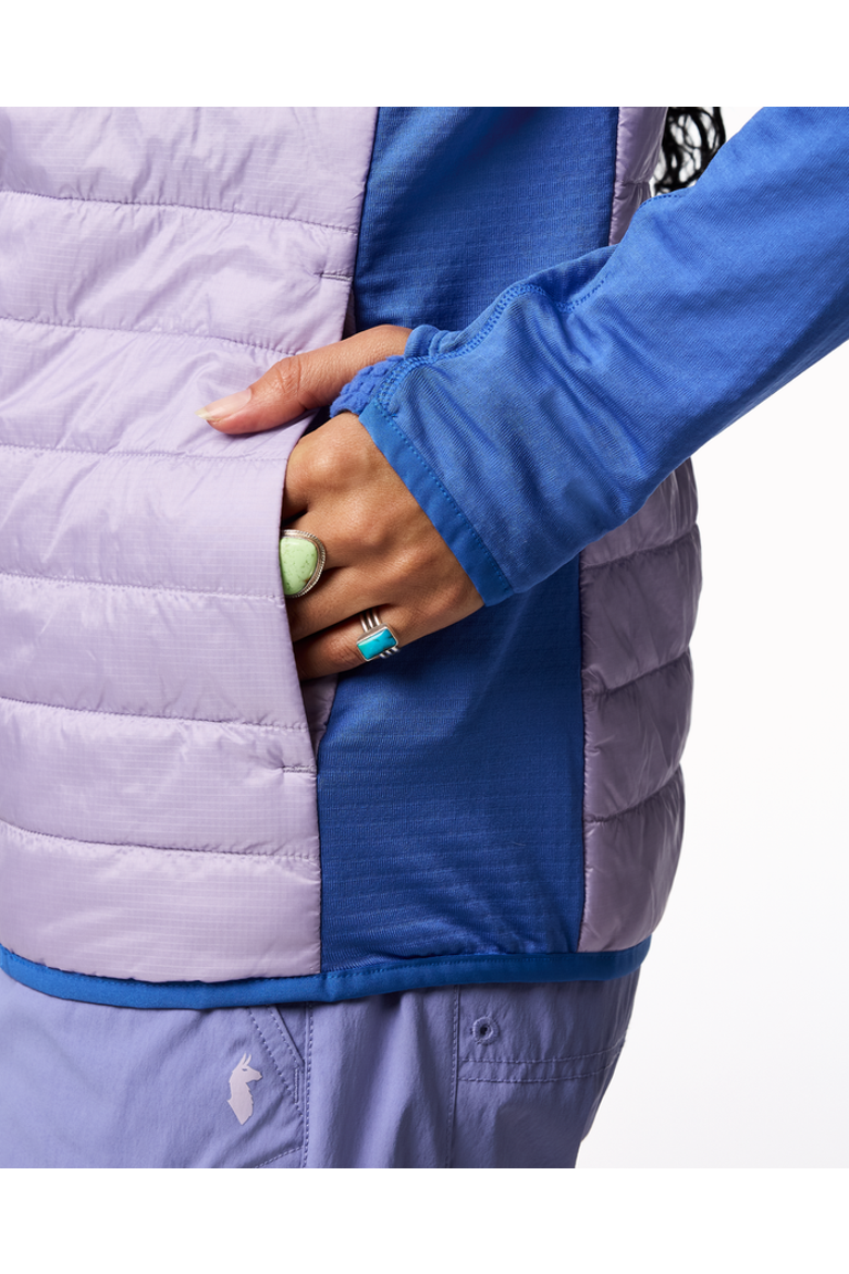 Capa Hybrid Insulated Jacket - Women's, Alternate, color, Azure/Moonbeam