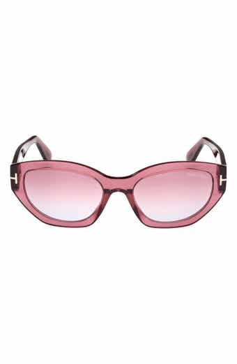 TOM FORD Penny 55mm Geometric Sunglasses