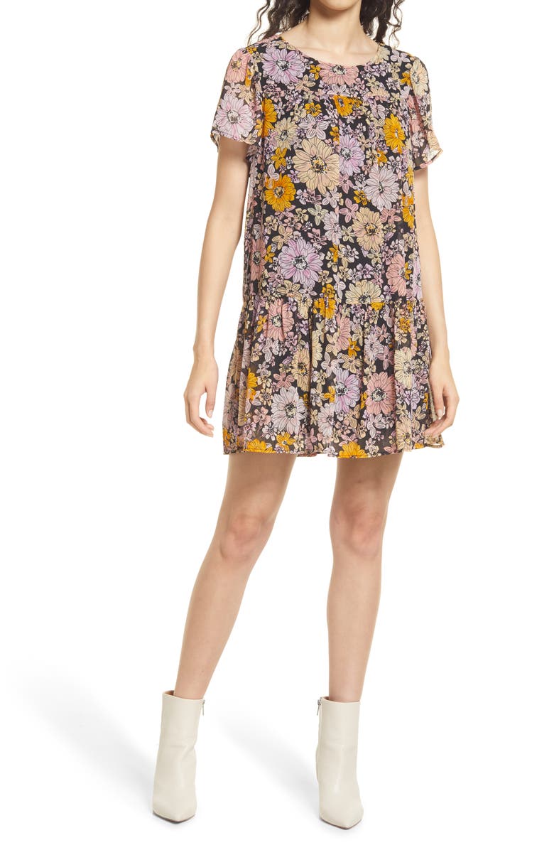 BB Dakota by Steve Madden Orange Blossom Dress, Alternate, color, 