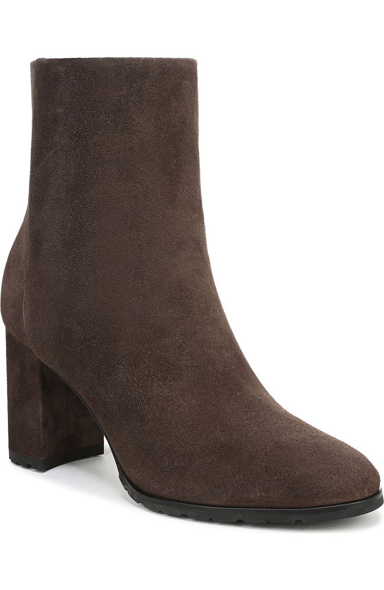Vince Elora Lugged Plain Toe Bootie, Main, color, Cacao Brown Suede