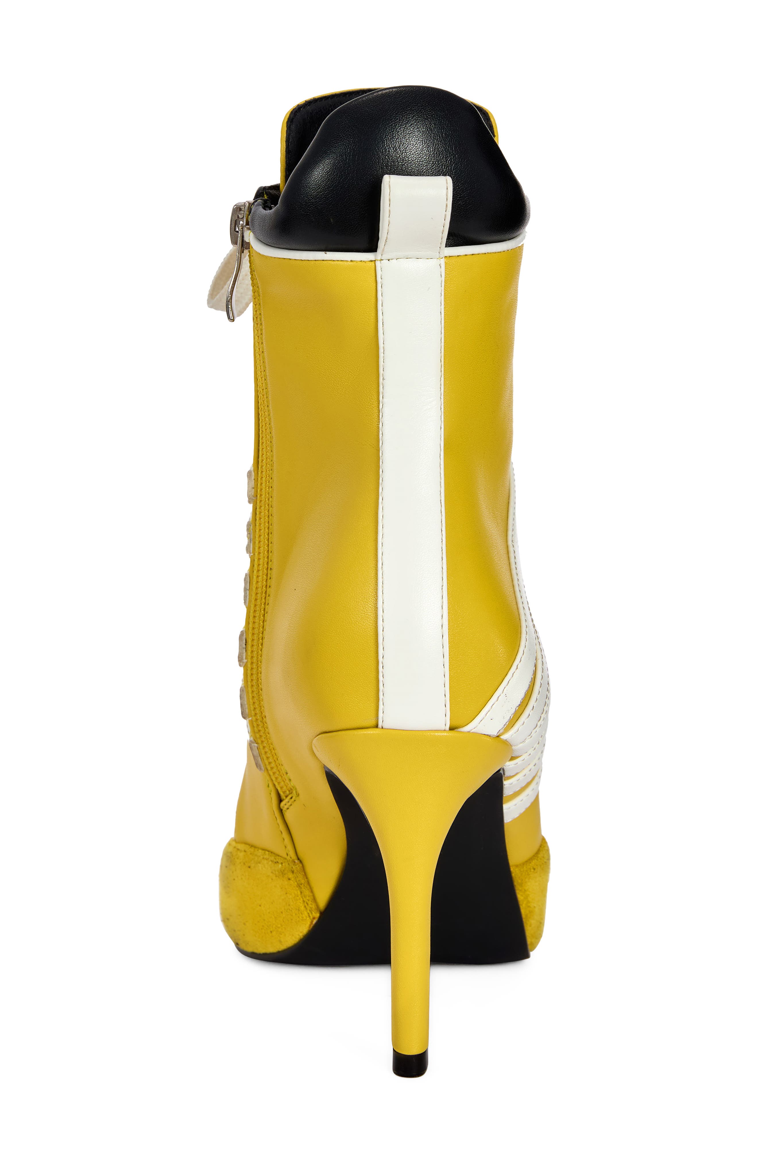 Eleven Peep Toe Bootie, Alternate, color, MUSTARD