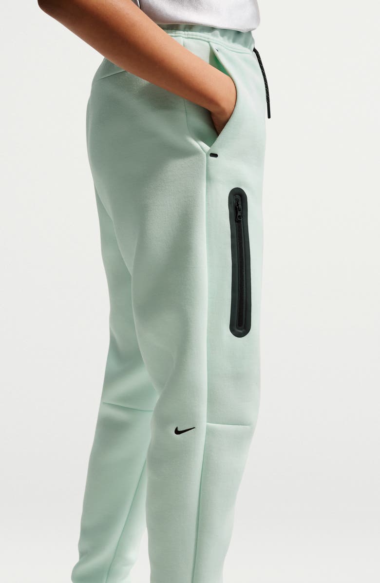 Nike Kids' Sportswear Tech Fleece Joggers, Alternate, color, Barely Green/ Black