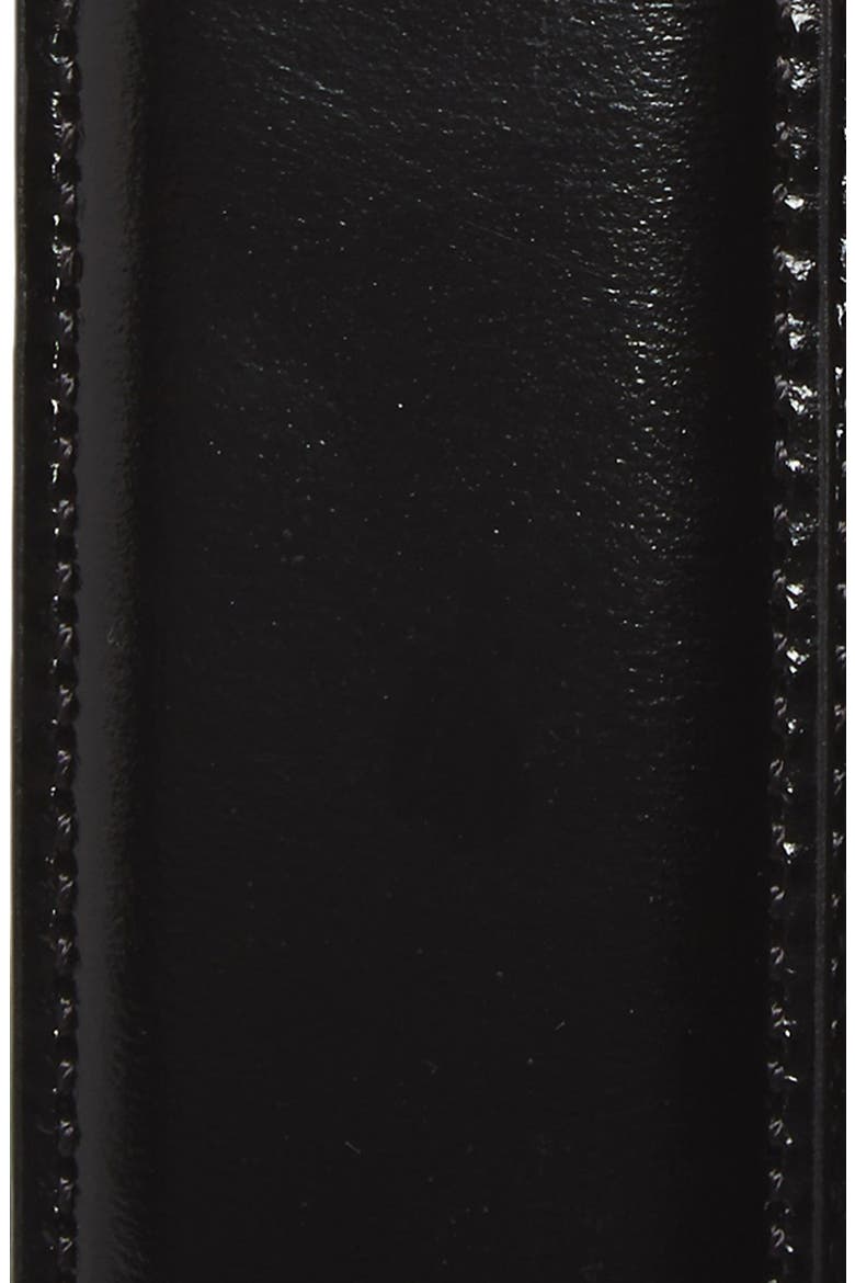Calfskin Belt, Alternate, color, BLACK