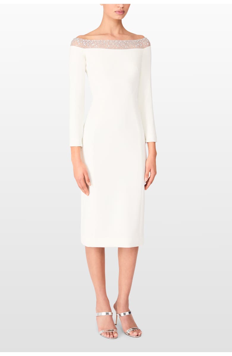 Jenny Packham Calypso Dress, Alternate, color, Vanilla