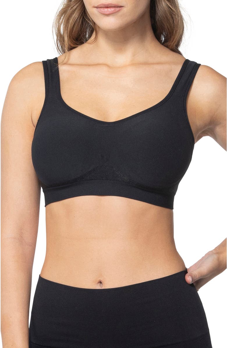 Underoutfit The Comfort Shaping Bra, Alternate, color, Black