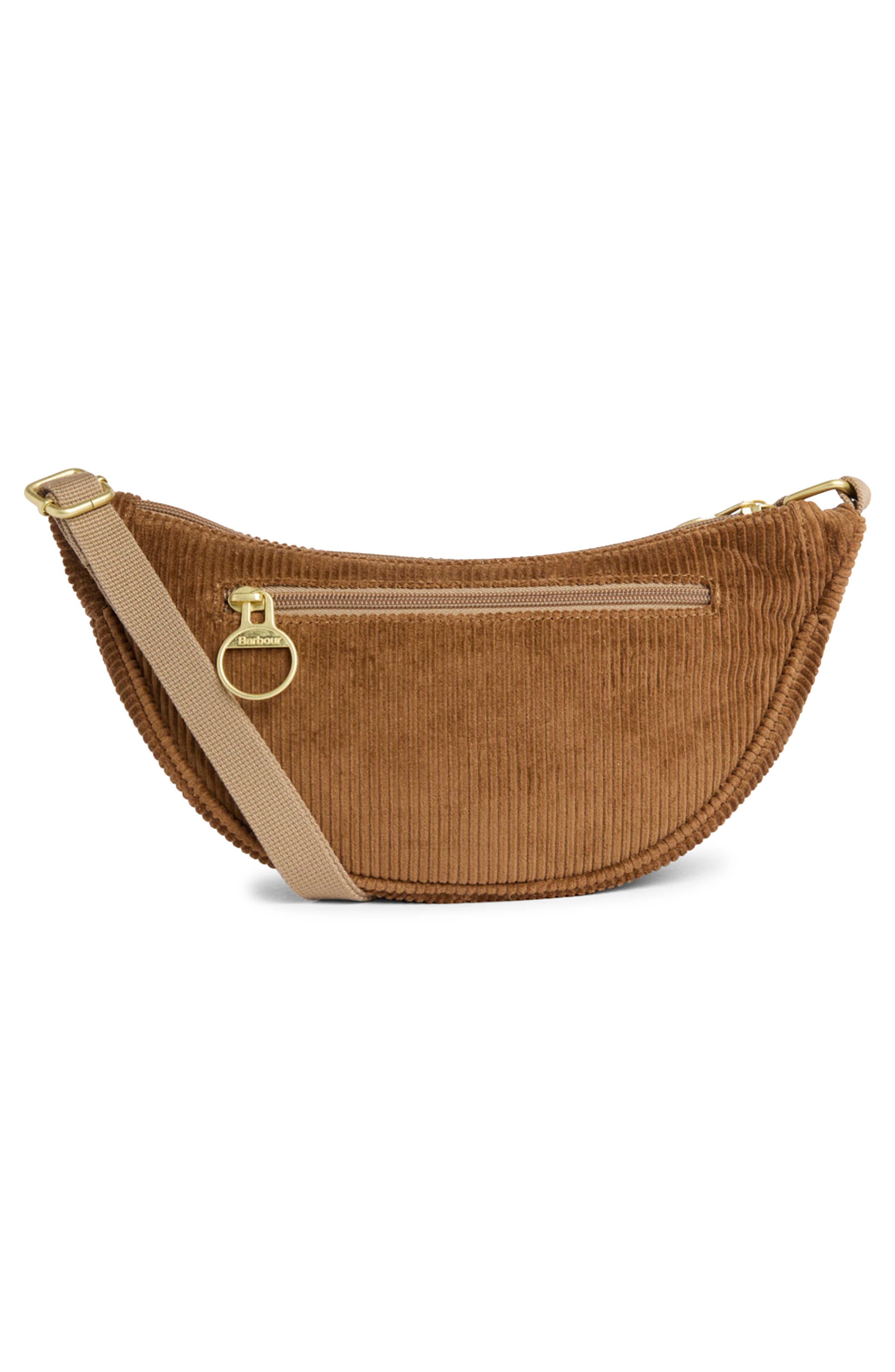 Mini Mia Cord Sling Bag, Alternate, color, BROWN