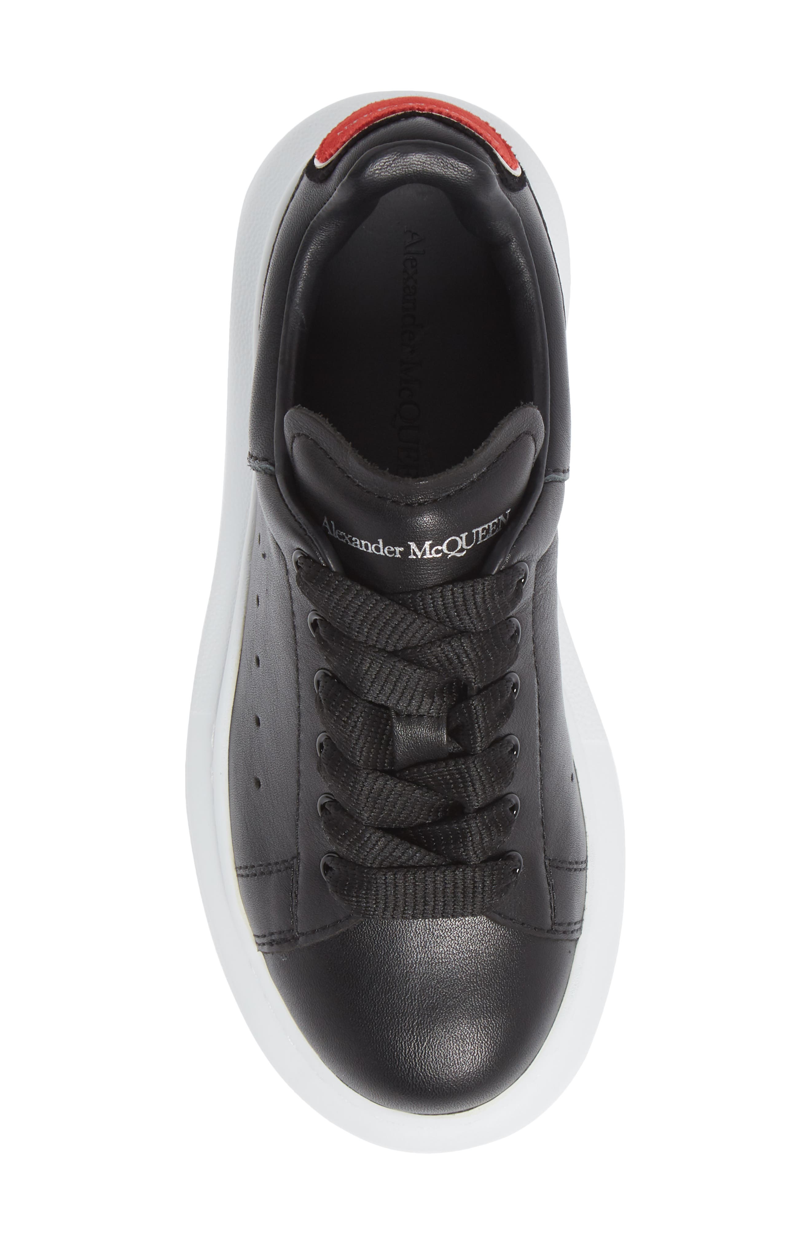 McQueen Alexander McQueen Kids' Logo Heart Platform Sneaker, Alternate, color, 
