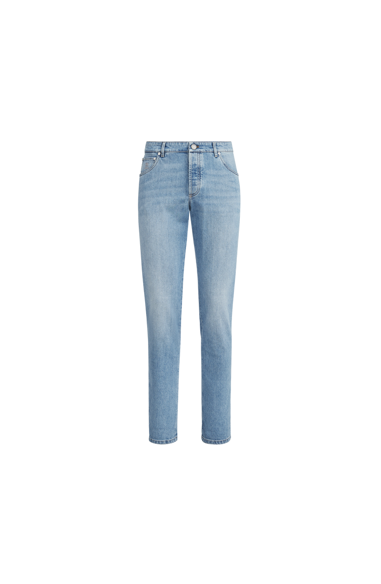 Brunello Cucinelli Comfort denim trousers, Alternate, color, Light Denim