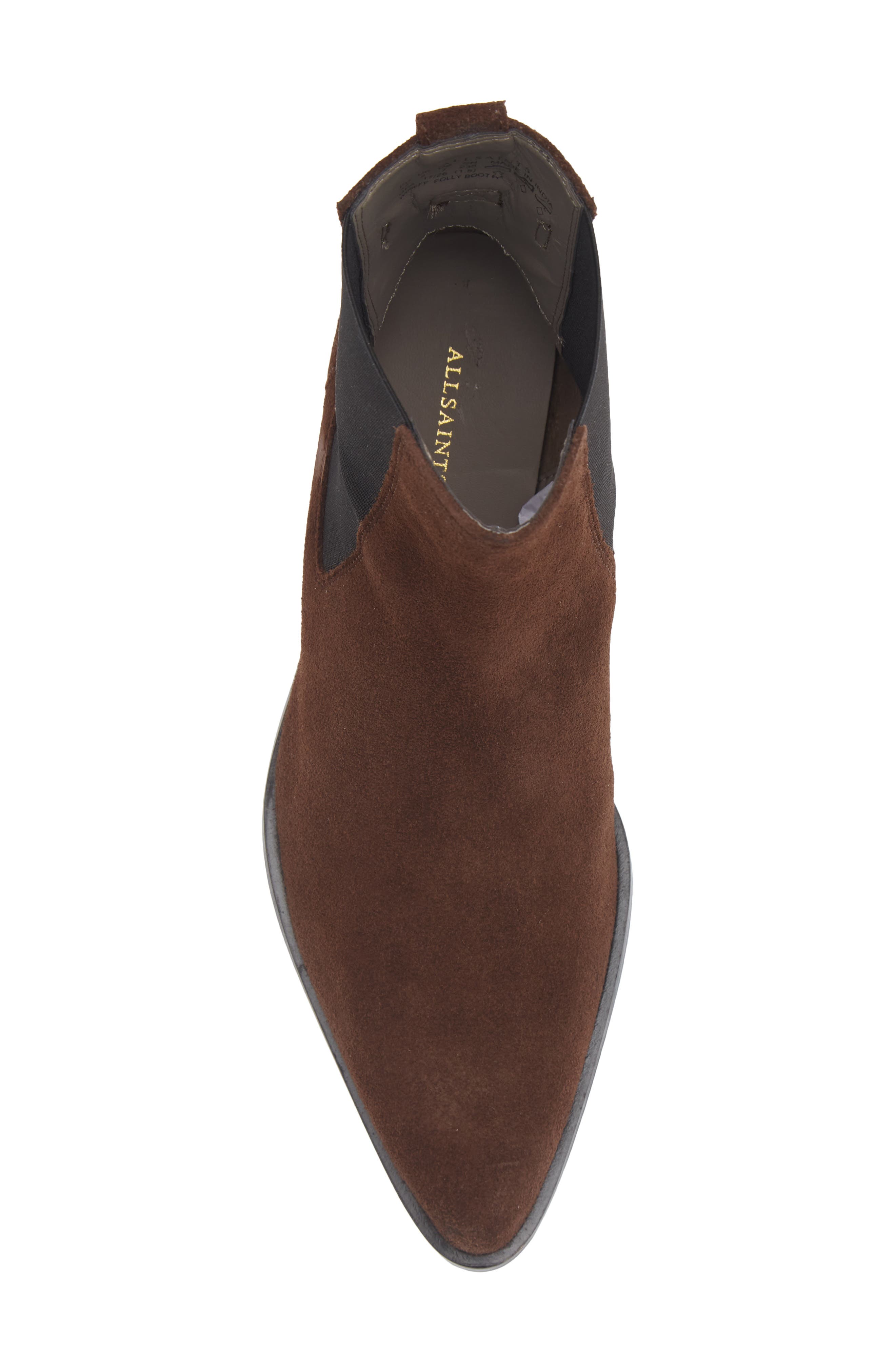 Folly Bootie, Alternate, color, DARK BROWN