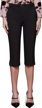 Avec Les Filles High Waist Capri Pants