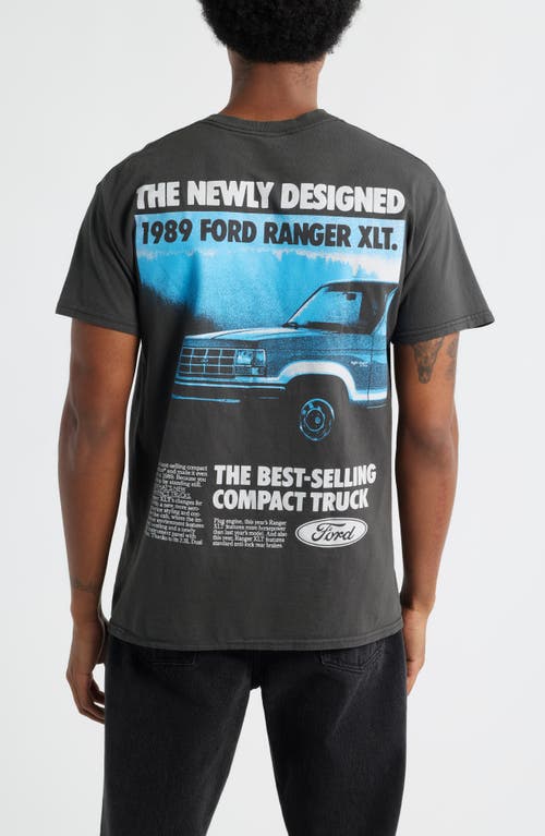 Merch Traffic Ford Classic Logo 1989 Graphic T-shirt In Gray